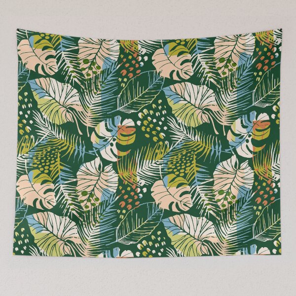 Item preview, Tropical Vibe Collection: Monstera Nights designed and sold by J Marielle Designs.