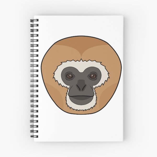 Item preview, Gibbon monkey face designed and sold by MaxFilms.