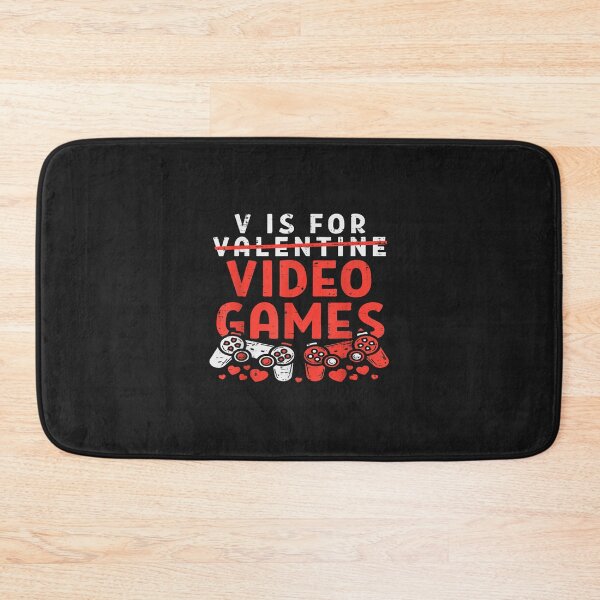 Item preview, V Is For Video Games Funny Valentines Day Gamer Boy Men Gift T-Shirt designed and sold by TaTofy.