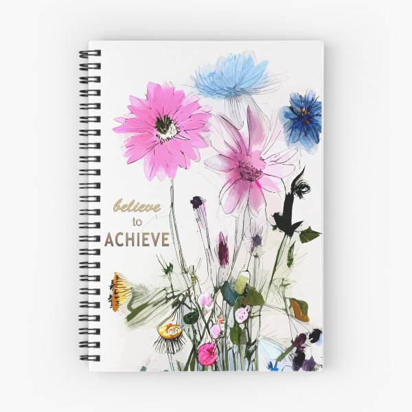 Artikelvorschau, Blumen im Aquarellstil mit glauben, Worte zu erreichen entworfen und verkauft von markeralchemy.
