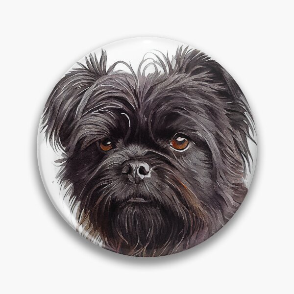 Artikelvorschau, Watercolor Painting of Affenpinscher Small Dog Breed entworfen und verkauft von Nalaxation.