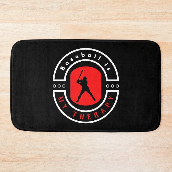 Item preview, Baseball is my therapy funny motivational design designed and sold by DigitalMagShop.