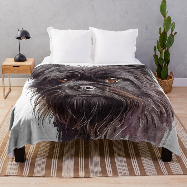 Item preview, Watercolor Painting of Affenpinscher Small Dog Breed designed and sold by Nalaxation.