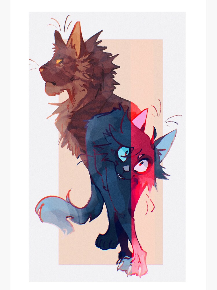 Warrior Cats: Scourge and Tiny | Art Board Print