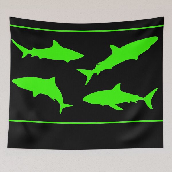 Item preview, Shark Apparel in Black Design 2 designed and sold by PastyDesigns.