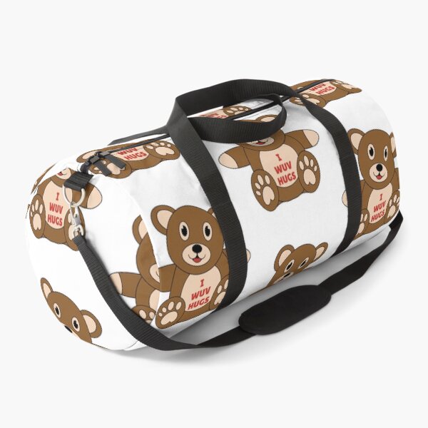 Item preview, good morning hug, little bear cute funny character designed and sold by Design_for_merch.