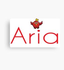 Inspired by The Color of Money / Name Aria Canvas Print