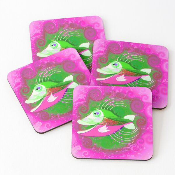 Item preview, Boho Fish Bohemian Décor or Art Colorful Hippie Vibes 2 of 2  designed and sold by Beachy.