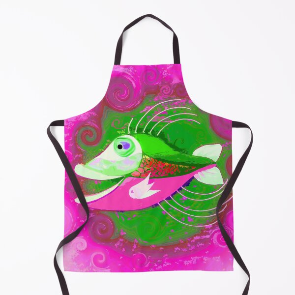 Item preview, Boho Fish Bohemian Décor or Art Colorful Hippie Vibes 2 of 2 designed and sold by Beachy.
