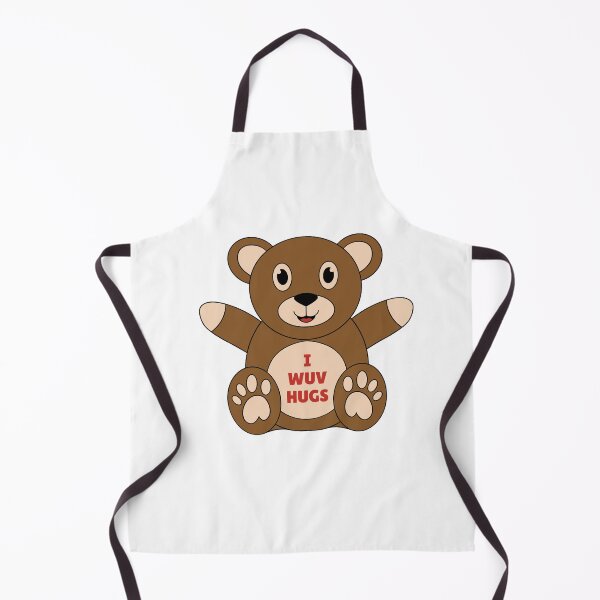 Item preview, good morning hug, little bear funny character designed and sold by Design_for_merch.