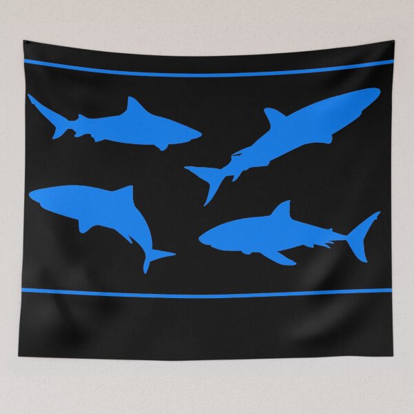 Item preview, Shark Apparel in Black Design 4 designed and sold by PastyDesigns.