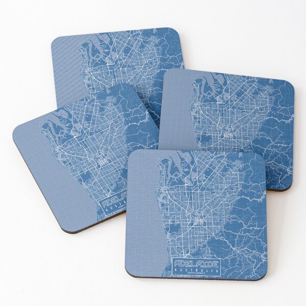 Item preview, Adelaide City Map of Australia - Blueprint designed and sold by deMAP.
