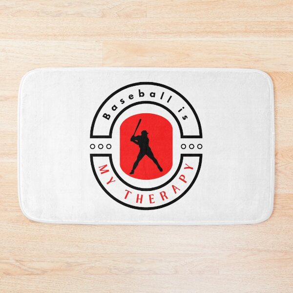 Item preview,  Baseball is my therapy funny motivational design designed and sold by DigitalMagShop.