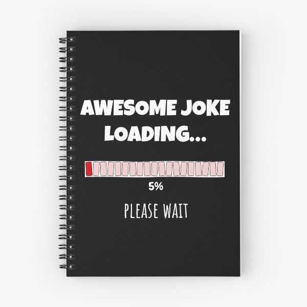 Item preview, Awesome Joke Loading... Please wait | Funny and witty loading bar text design designed and sold by ArtworkbyEmmy.