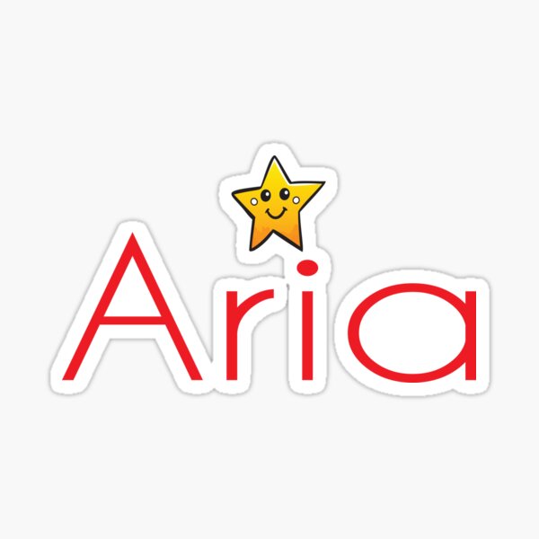 Item preview, Aria Name Cute Star designed and sold by ProjectX23.