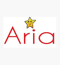 Inspired by The Color of Money / Name Aria Photographic Print