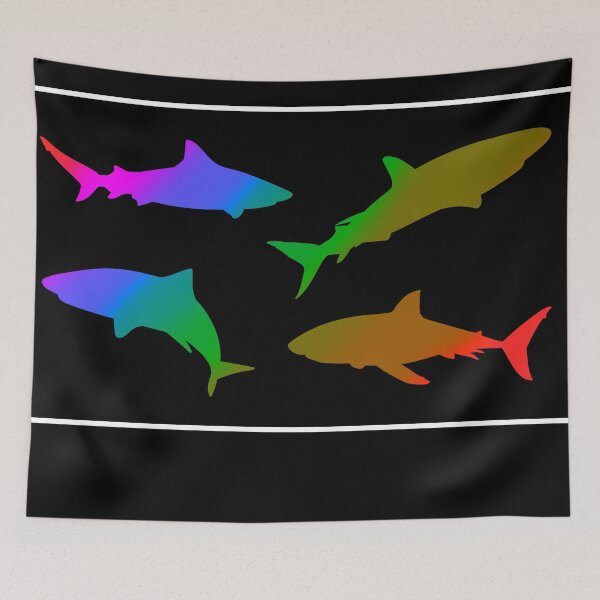 Item preview, Shark Apparel in Black Design 6 designed and sold by PastyDesigns.