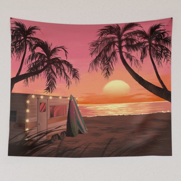 Item preview, Beach Sunset Landscape designed and sold by subject-kf.
