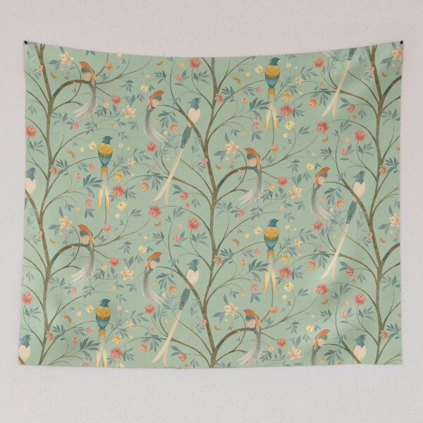 Item preview, Sanctuary in Celadon  designed and sold by Silver Steer Design.