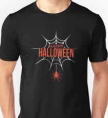 Happy Halloween Spiderweb Unisex T-Shirt