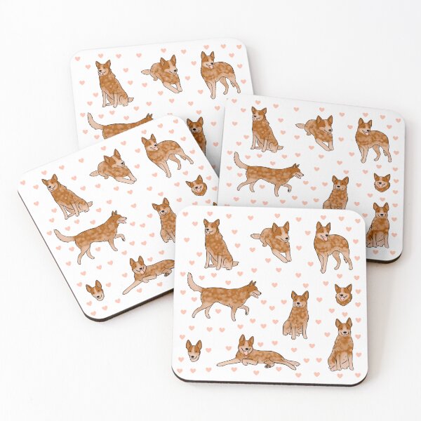 Item preview, Australian Cattle Dog cute illustration pack  designed and sold by Yarafantasyart.
