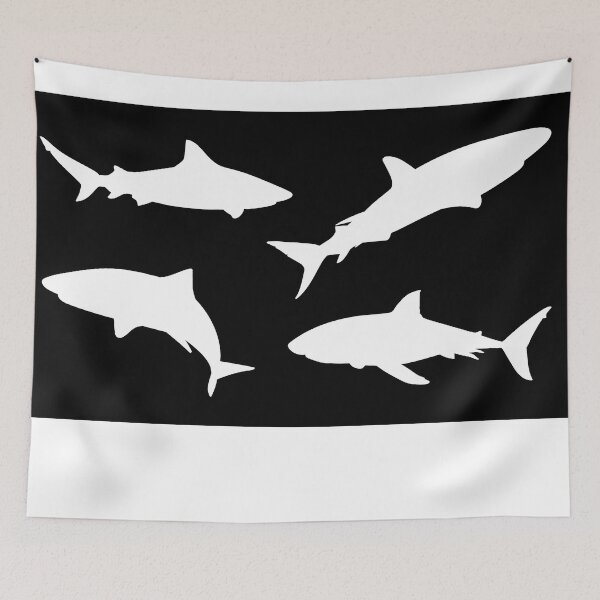 Item preview, Shark Apparel in White Design 7 designed and sold by PastyDesigns.