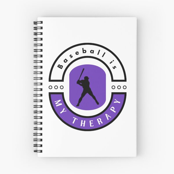 Item preview,   Baseball is my therapy funny motivational design designed and sold by DigitalMagShop.