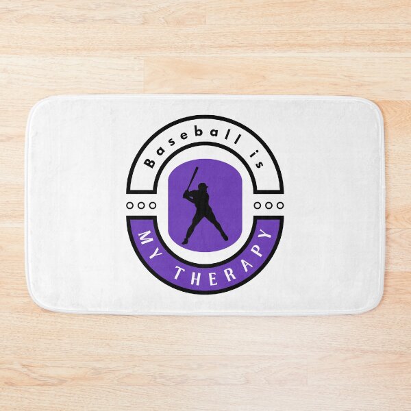 Item preview,   Baseball is my therapy funny motivational design designed and sold by DigitalMagShop.