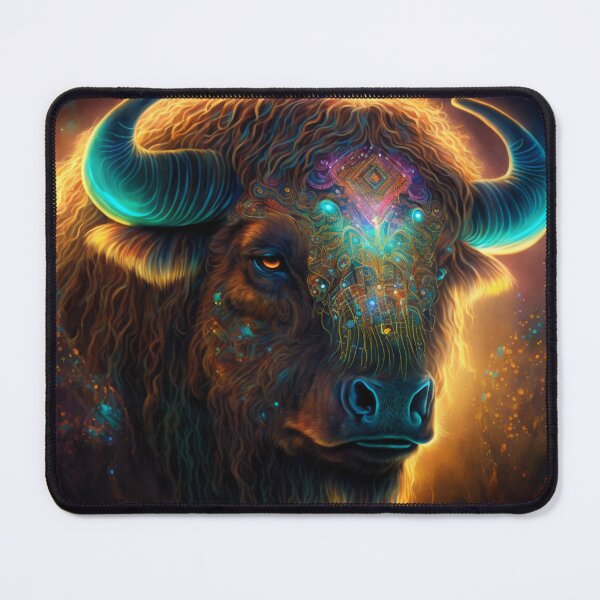 Item preview, Cosmic Buffalo Spirit designed and sold by BlueMorphoTours.