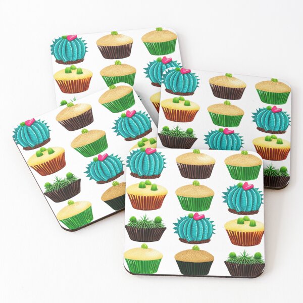 Item preview, Cactus cupcakes  designed and sold by Woodchucky.