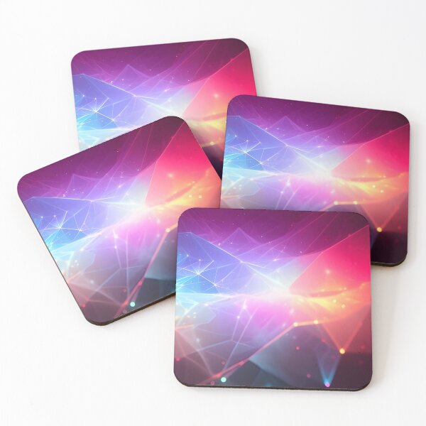 Item preview, Holographic gradient. Trendy neon pink purple very peri blue teal colors background. designed and sold by anytka.