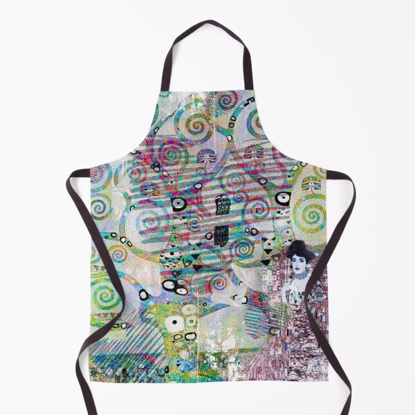 Item preview, Artistic colorful patterns with vintage woman designed and sold by ElliOzy.