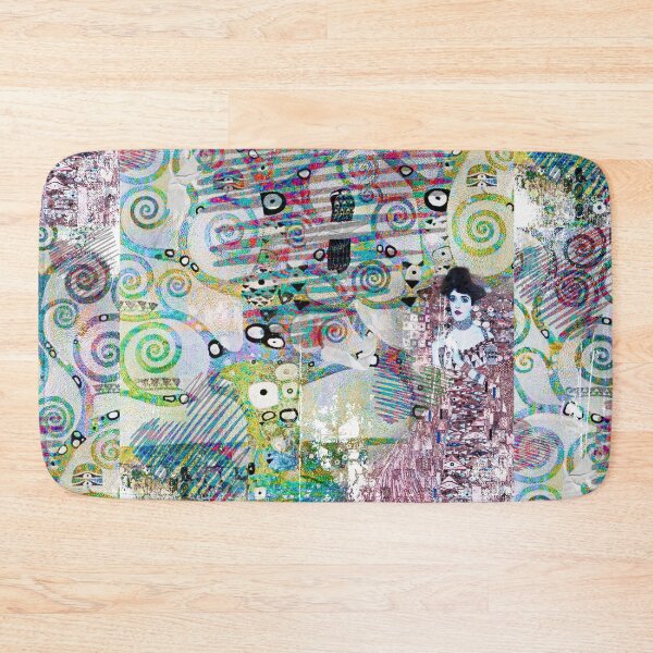 Item preview, Artistic colorful patterns with vintage woman designed and sold by ElliOzy.