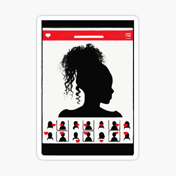 Option Paralysis in Online Dating Sticker