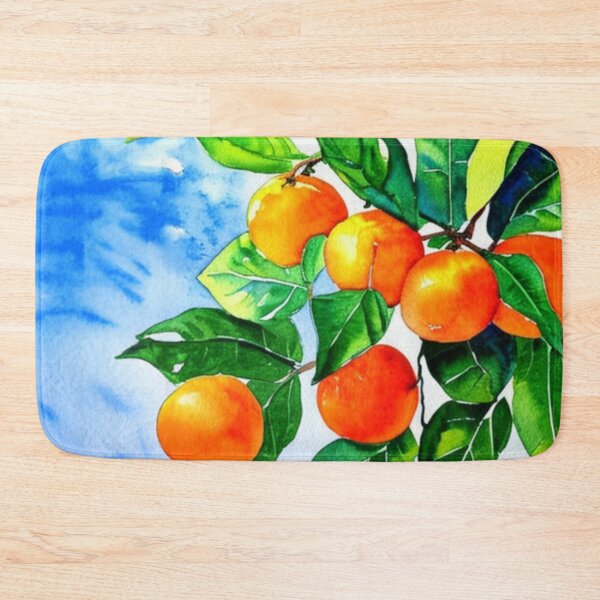 Artikelvorschau, Mandarinen-Frucht-Aquarell-Malerei entworfen und verkauft von kiliteh.