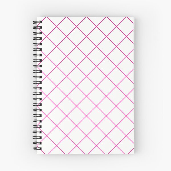 Item preview, sloping grid, saturated pink and white designed and sold by AK-minimalist.
