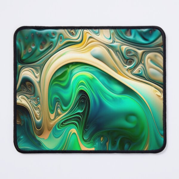 Item preview, Psychedelic Painting No.1 | Emerald designed and sold by MA-ArtProds.