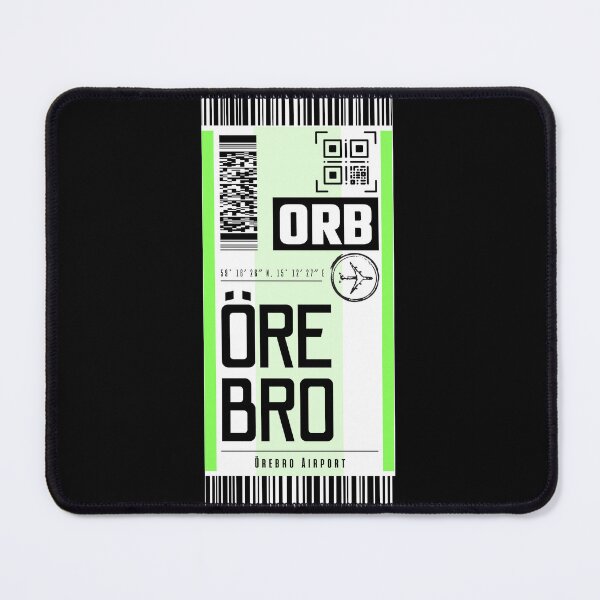 Item preview, OREBRO ORB classic luggage tag stickers designed and sold by LeddsoDello.