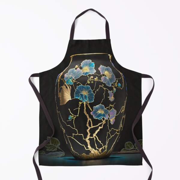 Item preview, Kintsugi vase Floral designed and sold by kamionari.