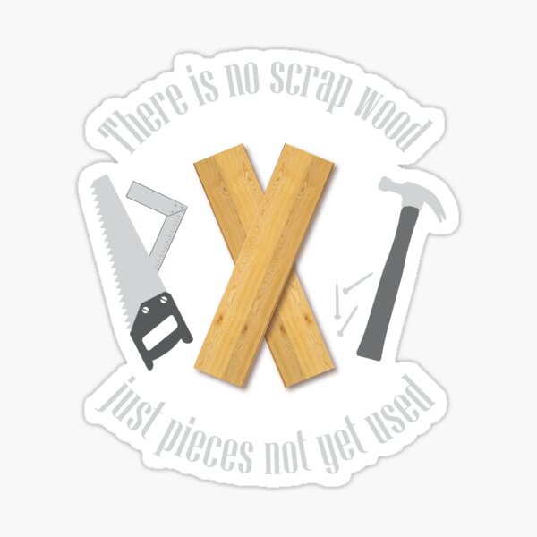 Handyman Woodworking Carpentry Shirt For Carpenter Gift DIY Sticker
