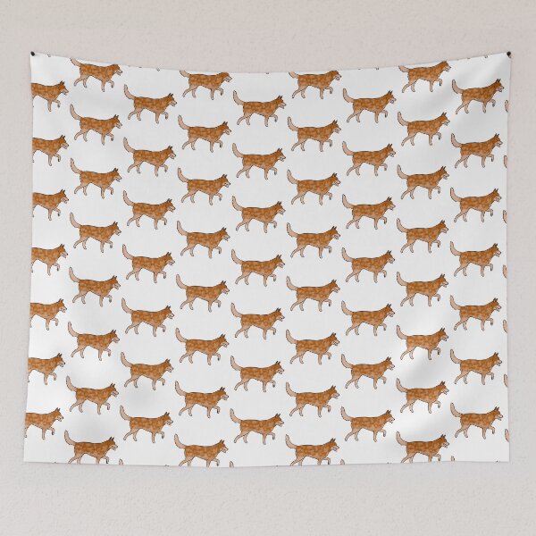 Item preview, Australian cattle dog cute illustration designed and sold by Yarafantasyart.