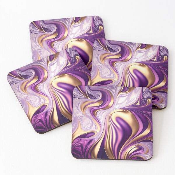 Item preview, Psychedelic Painting No.2 | violet argyle designed and sold by MA-ArtProds.
