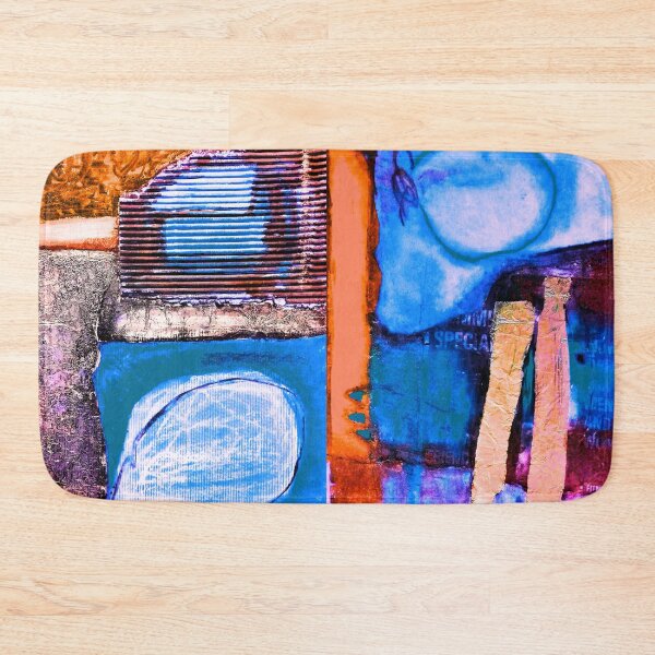 Item preview, Abstract Diptych in Blue designed and sold by FraileArt.