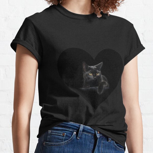 Schwarze Katze Classic T-Shirt
