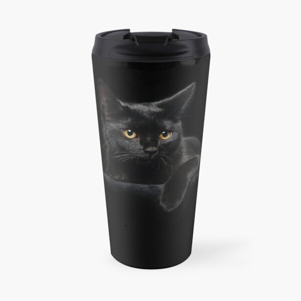 Black Cat Travel Mug