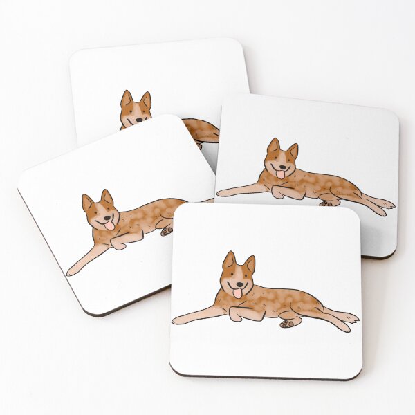 Item preview, Australian cattle dog cute illustration designed and sold by Yarafantasyart.