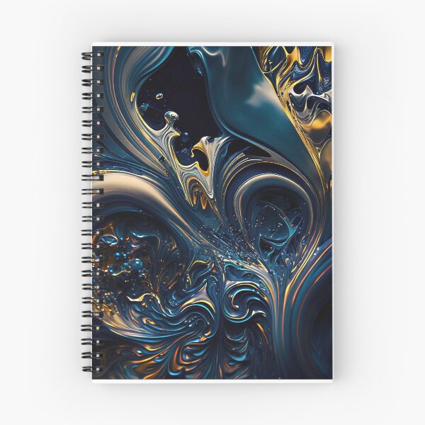 Item preview, Psychedelic Painting No.3 | Dark blue designed and sold by MA-ArtProds.