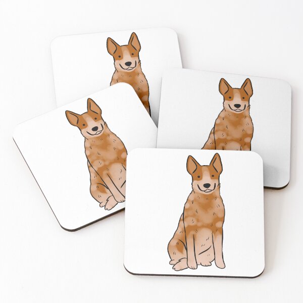 Item preview, Australian cattle dog cute illustration designed and sold by Yarafantasyart.