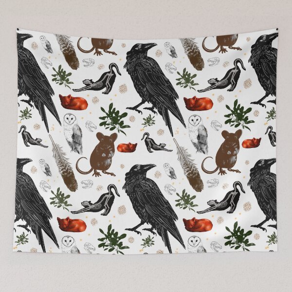 Item preview, Raven fox owl pattern witch designed and sold by MyArtistry.