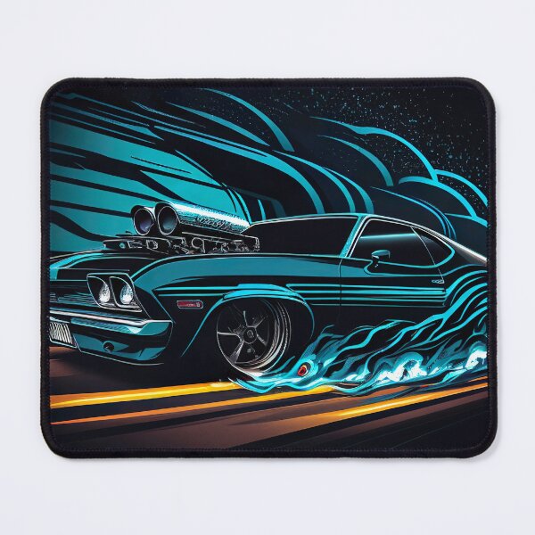 Item preview, Blue Steel All American Muscle Cars designed and sold by AiArtestry.